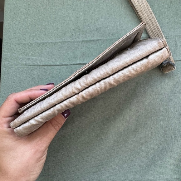 Kipling Metallic Gold Wristlet Wallet - Picture 14 of 15